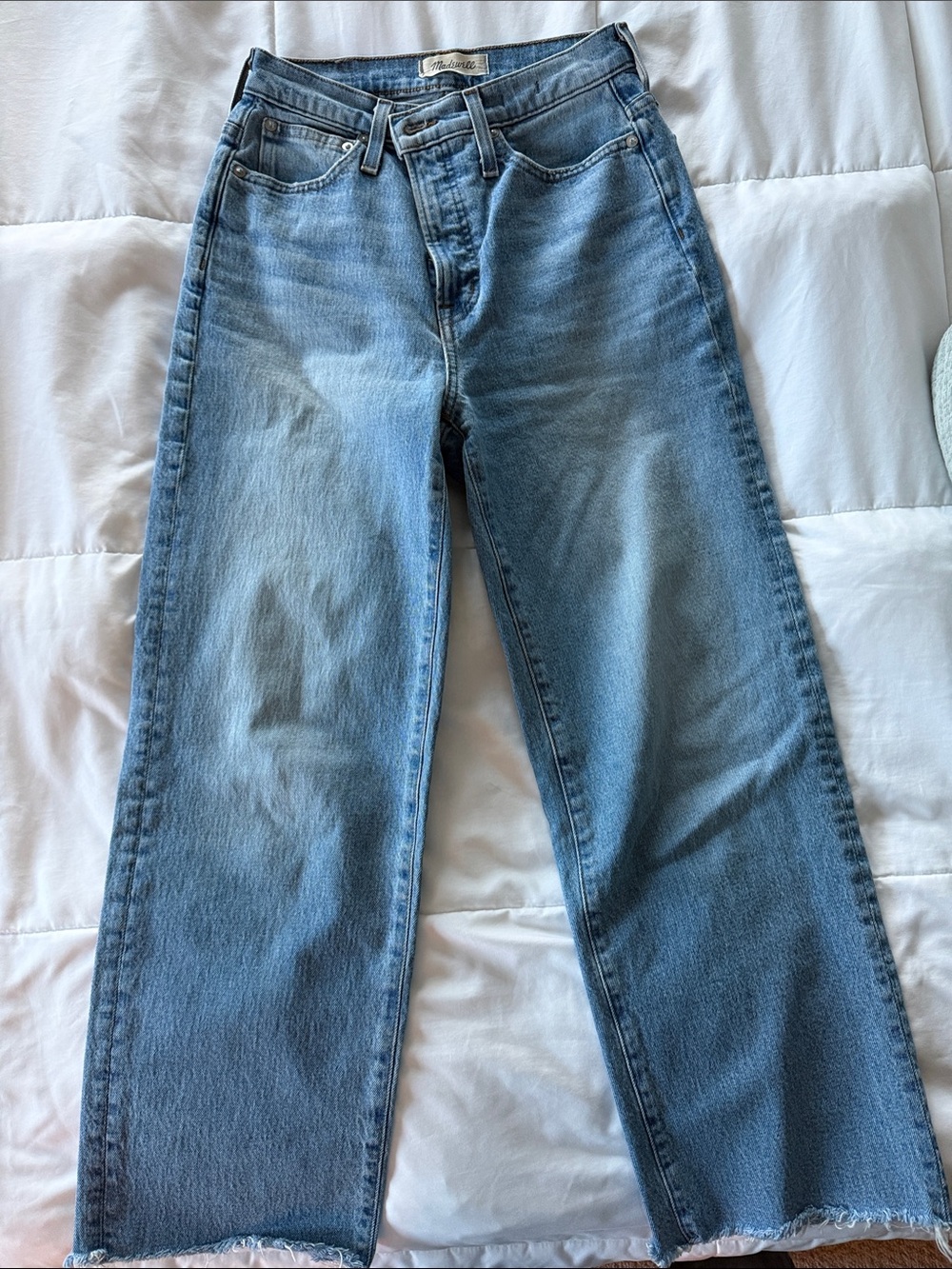 Madewell Light Blue Wide-Leg Jeans
